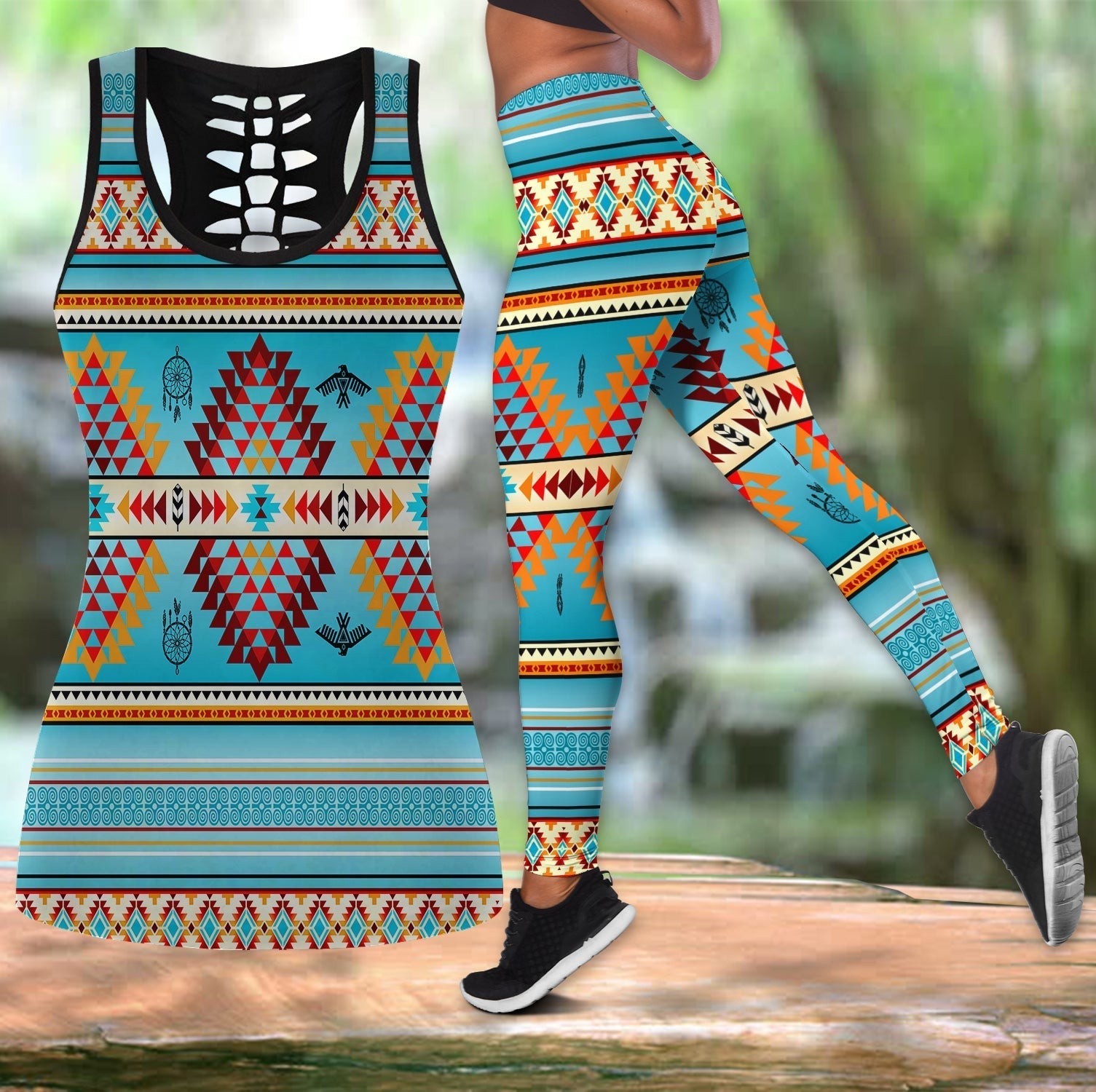 Native American Tank Top and Leggings Set 13 LT10