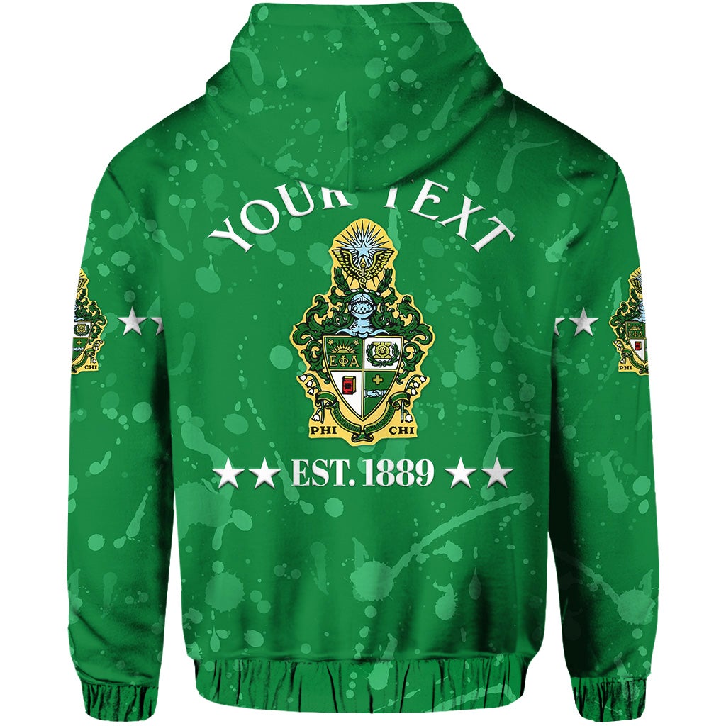 Phi Chi Custom Zip Hoodie Original Style LT8
