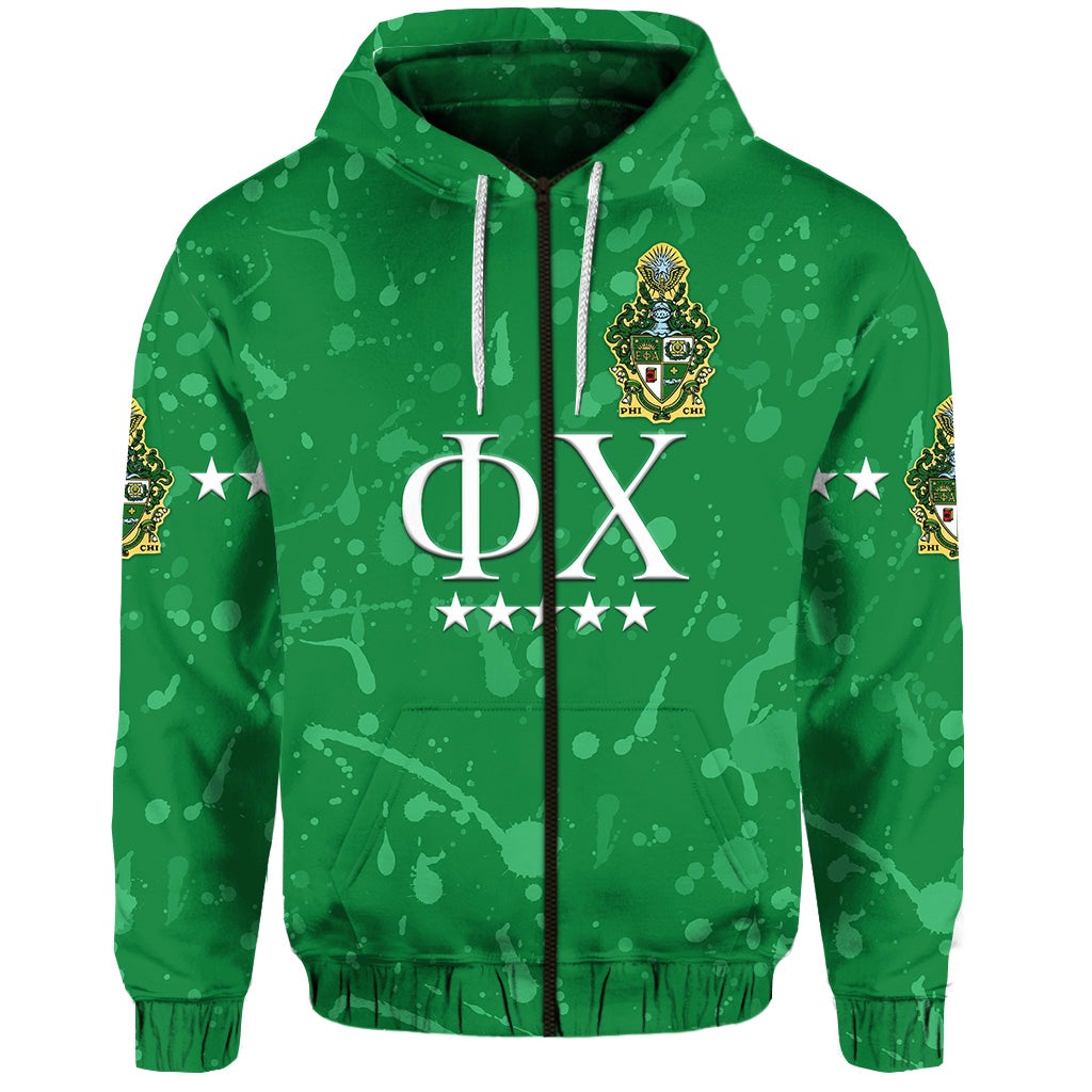 Phi Chi Custom Zip Hoodie Original Style LT8