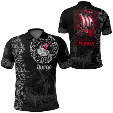 Viking Clothing Viking Drakkar Norway Warship Polo Shirt RLT12