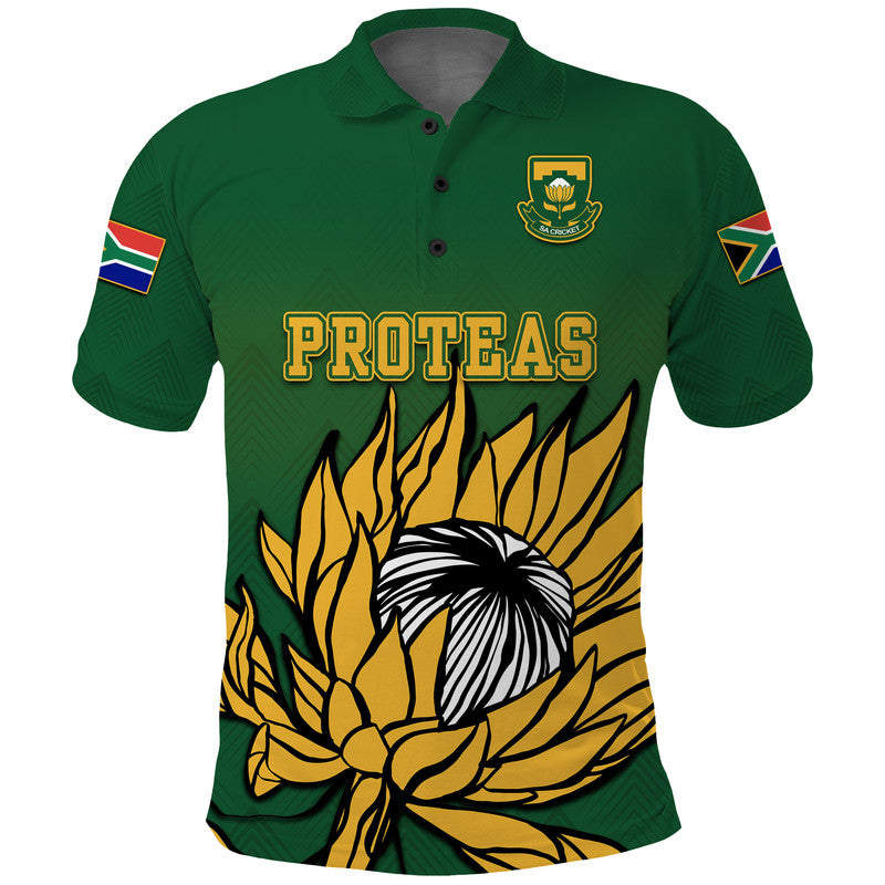 Custom South Africa National Cricket Team Polo Shirt Proteas Sport Green Style LT9