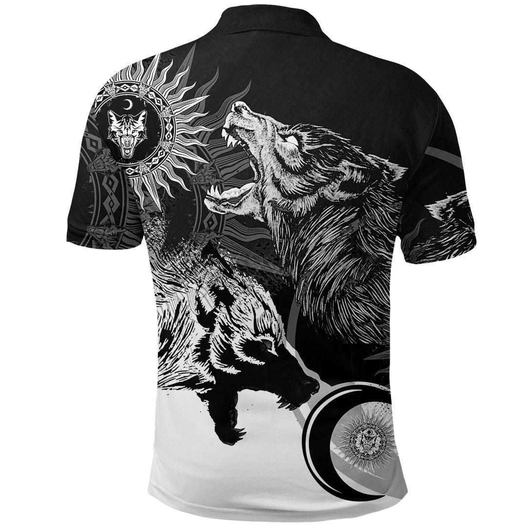 Viking Skoll and Hati New Style Polo Shirt RLT12