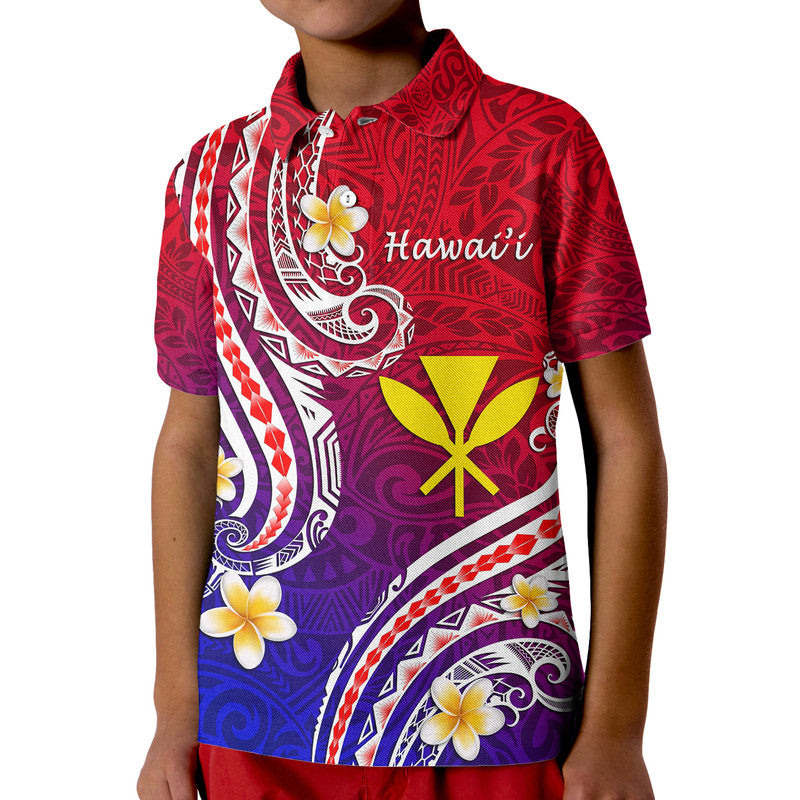 Custom Hawaii Polo Shirt Polynesian Line Style LT9