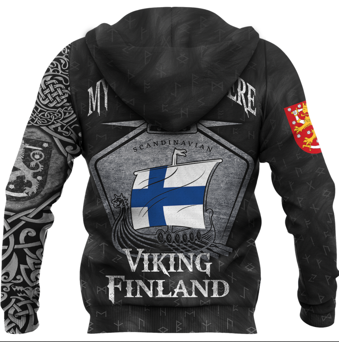 Viking Clothing Viking Finland Drakkar Zip Hoodie RLT12