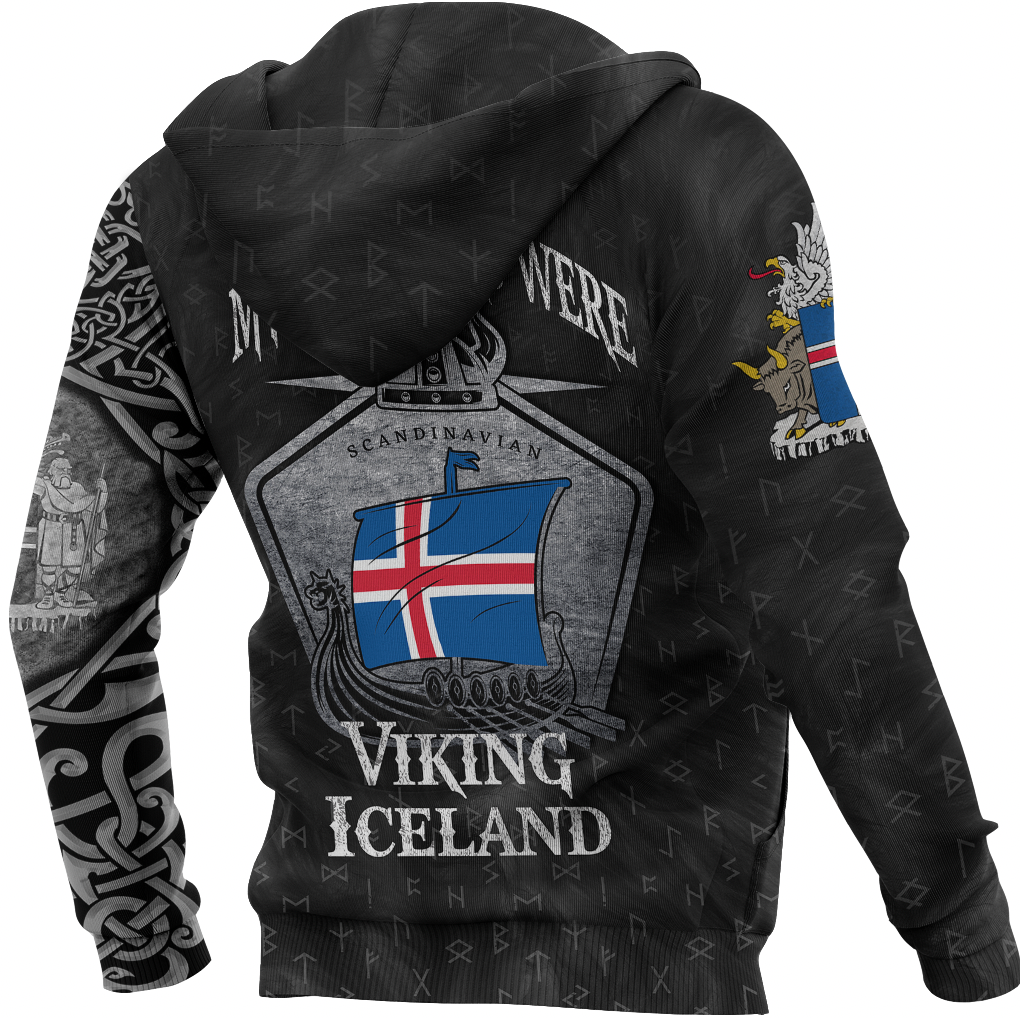 Viking Clothing Viking Iceland Drakkar Zip Hoodie RLT12