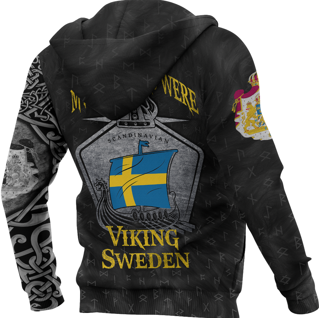 Viking Clothing Viking Sweden Drakkar Zip Hoodie RLT12