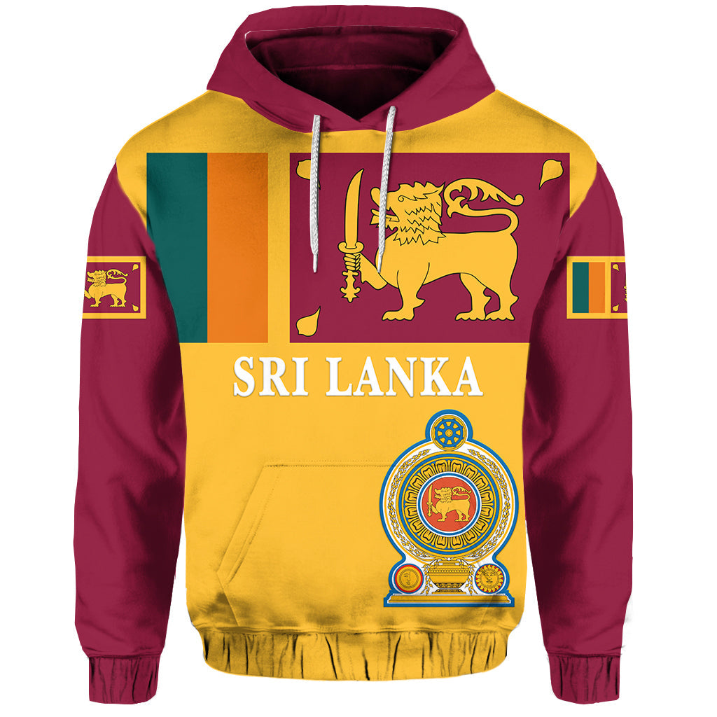 Sri Lanka Hoodie Flag Vibes LT8