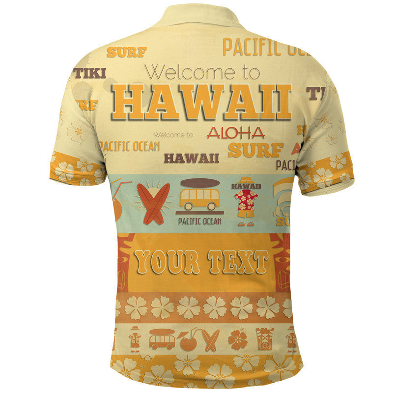 Custom Hawaii Surf Retro Style Polo Shirt LT9