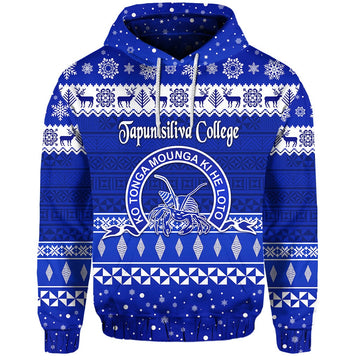 Tapunisiliva College Christmas Hoodie Simple Style LT8