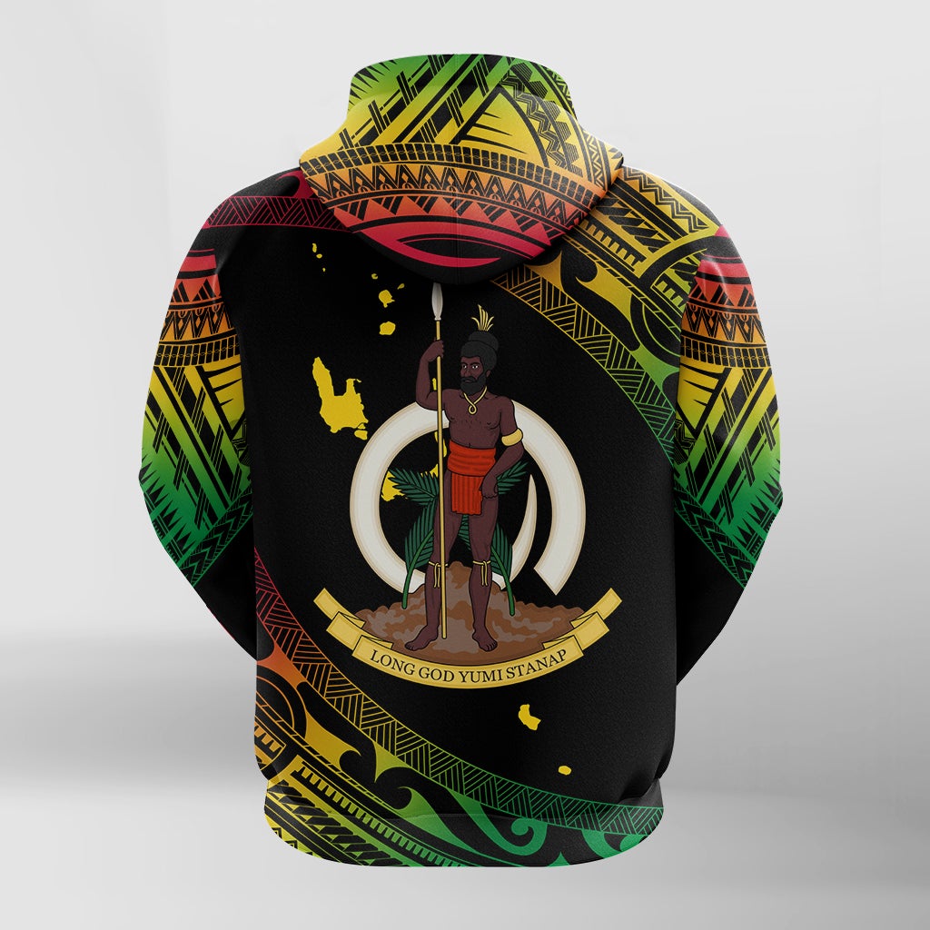 Vanuatu Proud To Be A Ni Van Polynesian Pattern Hoodie LT7