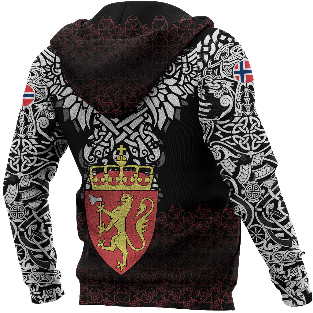 Viking Hoodie Norway Viking Symbol RLT12