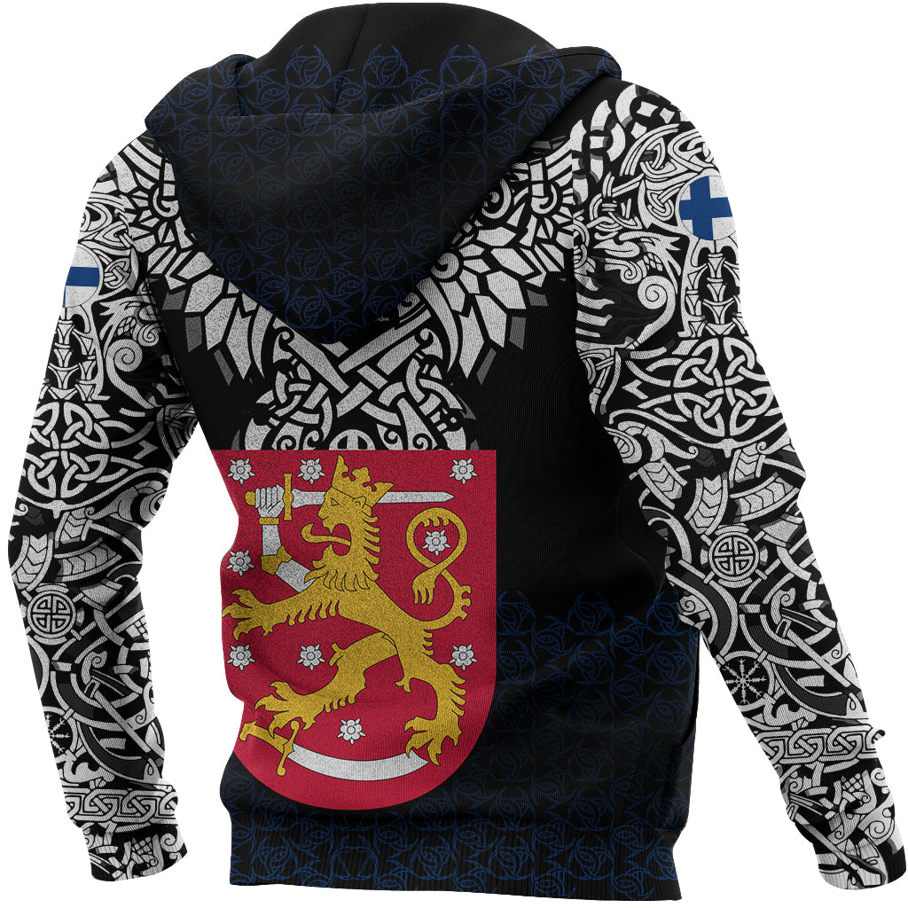 Viking Hoodie Finland Viking Symbol RLT12