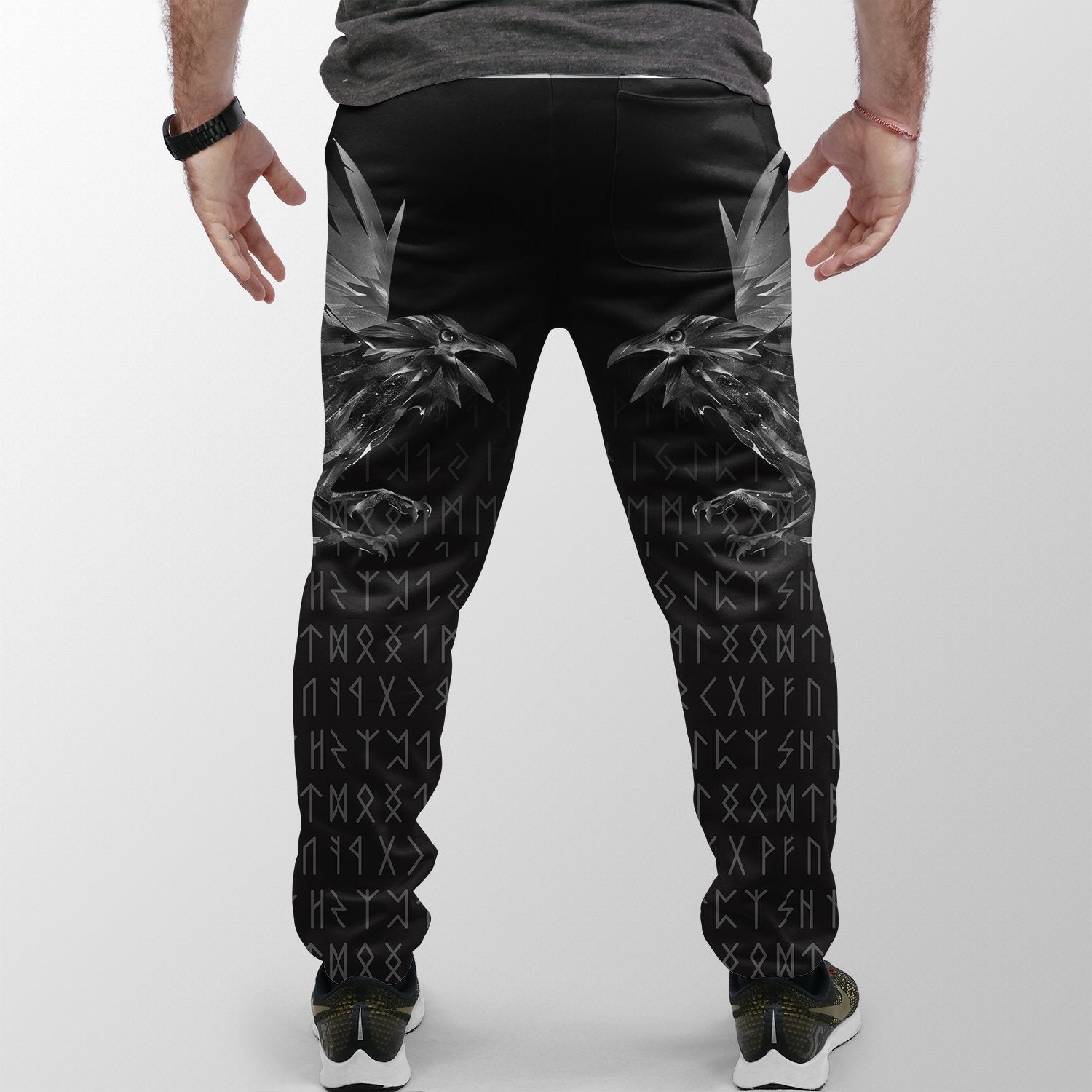 Viking Jogger The Raven Of Odin Rune RLT12