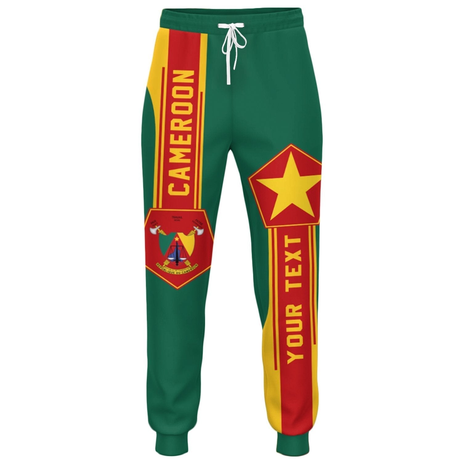 (Custom) African Pants - Cameroon Pentagon Style Jogger Pant