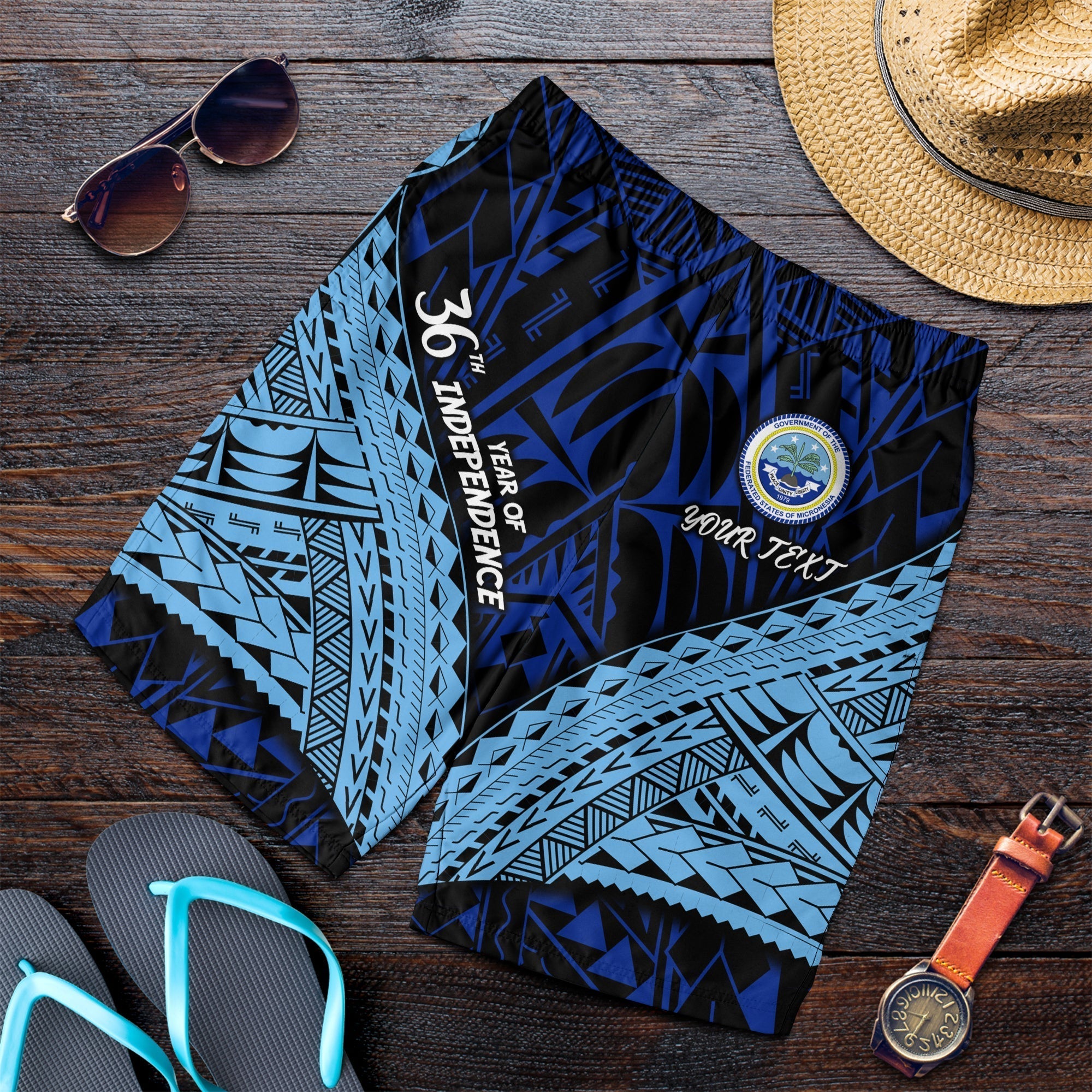 FSM 36th Year Of Independence Men Short LT2