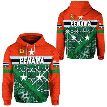 Penama Province Hoodie Vanuatu Pattern Unique Style LT8
