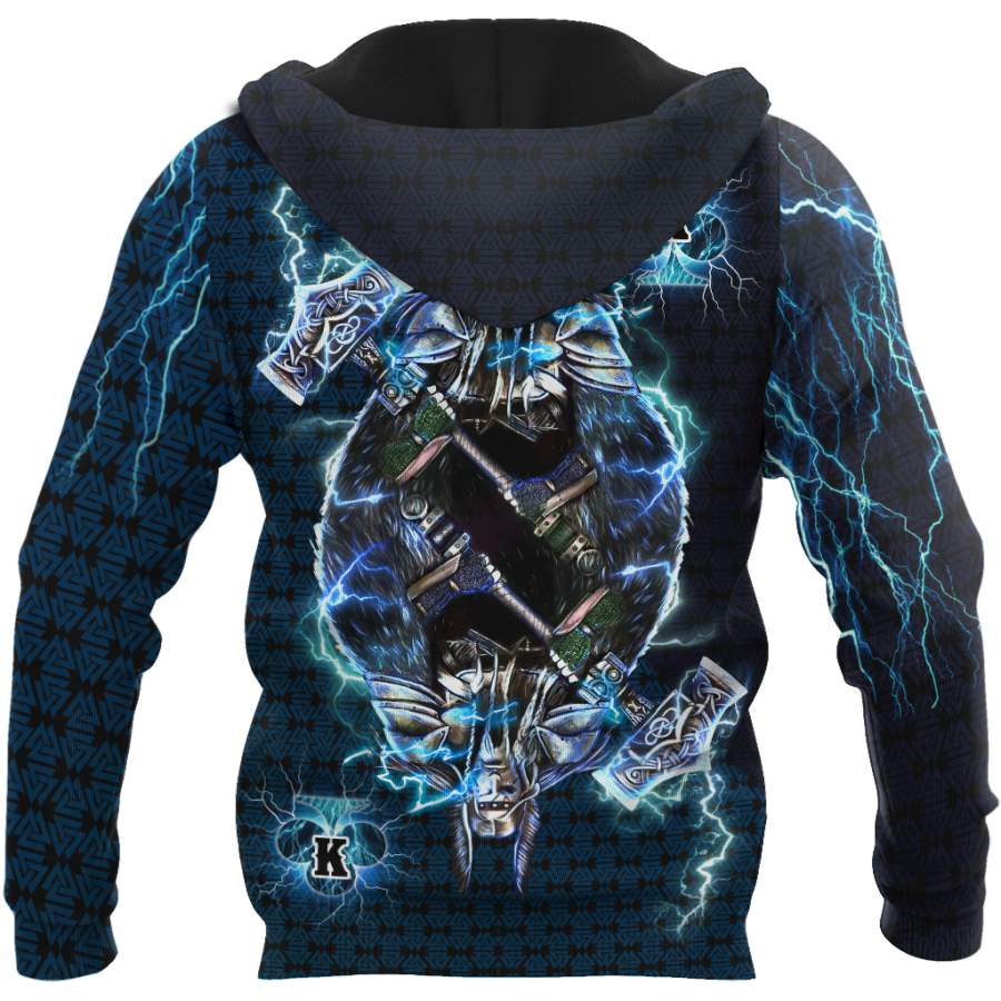Viking Clothing Thor The True King Vikings Hoodie RLT12