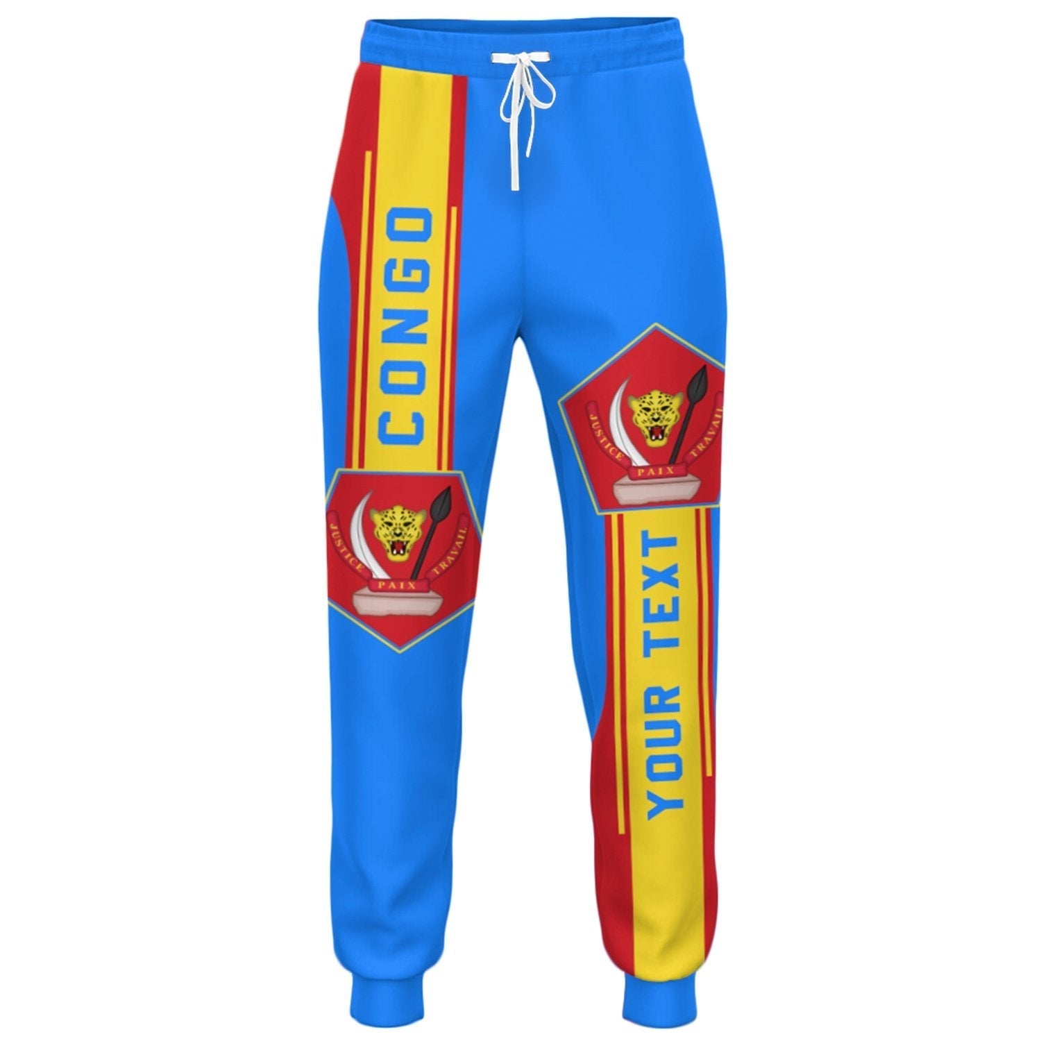 (Custom) African Pants - Dr Congo Pentagon Style Jogger Pant
