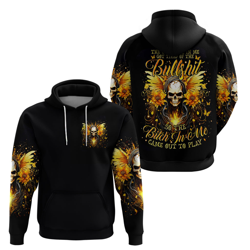 Fairy Skull Hoodie The Good Girl In Me Got Tired Of The Bullshit DT01