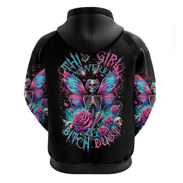 Fairy Skull Hoodie This Girl Powered By Bitch Dust DT01