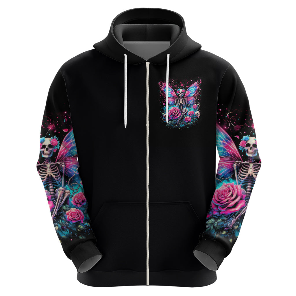 Fairy Skull Hoodie This Girl Powered By Bitch Dust DT01