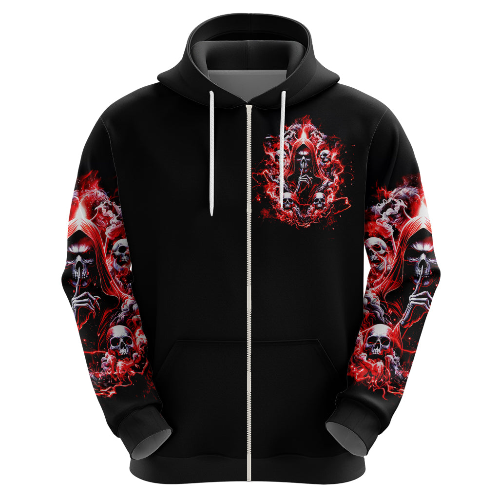 Thunder Skull Hoodie Never Mistake My Silence For Weakness DT01