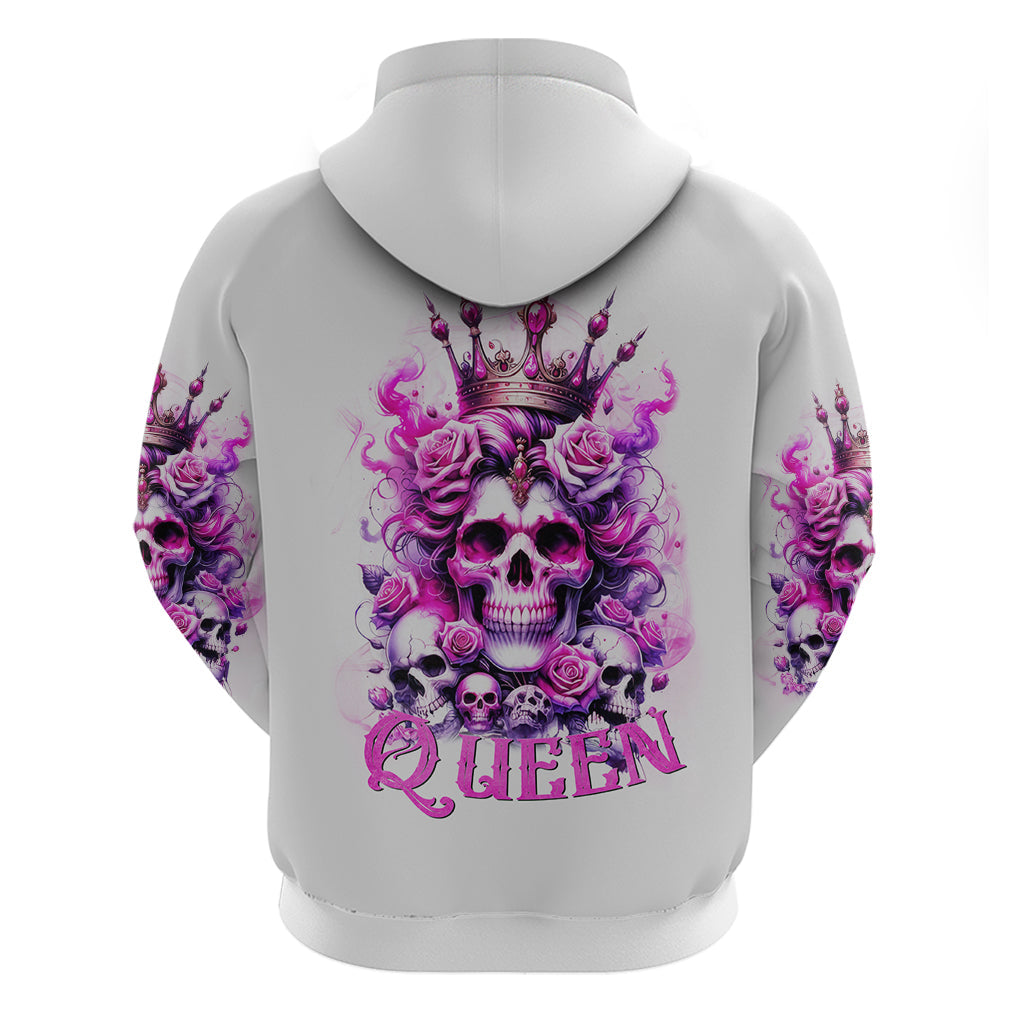Rose Skull Hoodie Queen Skull DT01