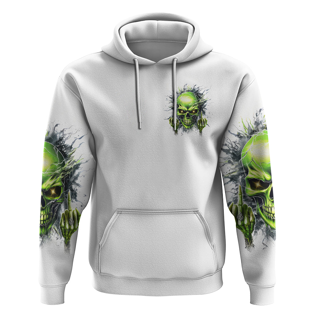 Thunder Skull Hoodie The Demon Hide Under Your Bed Mine Hide Inside My Head DT01