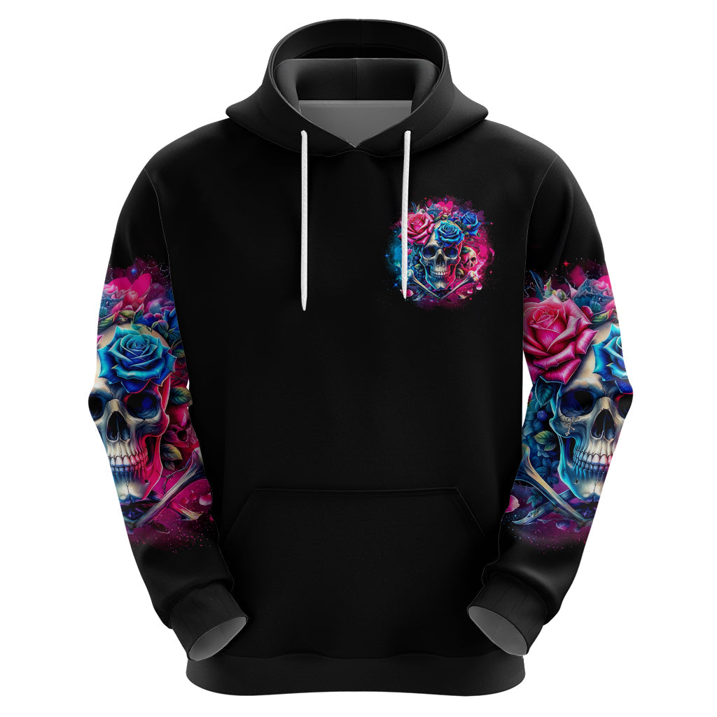 Rose SKull Hoodie Sorry Honey Sarcasm Falls Out Of My Mouth Just Like Stupid Fall From Your DT01