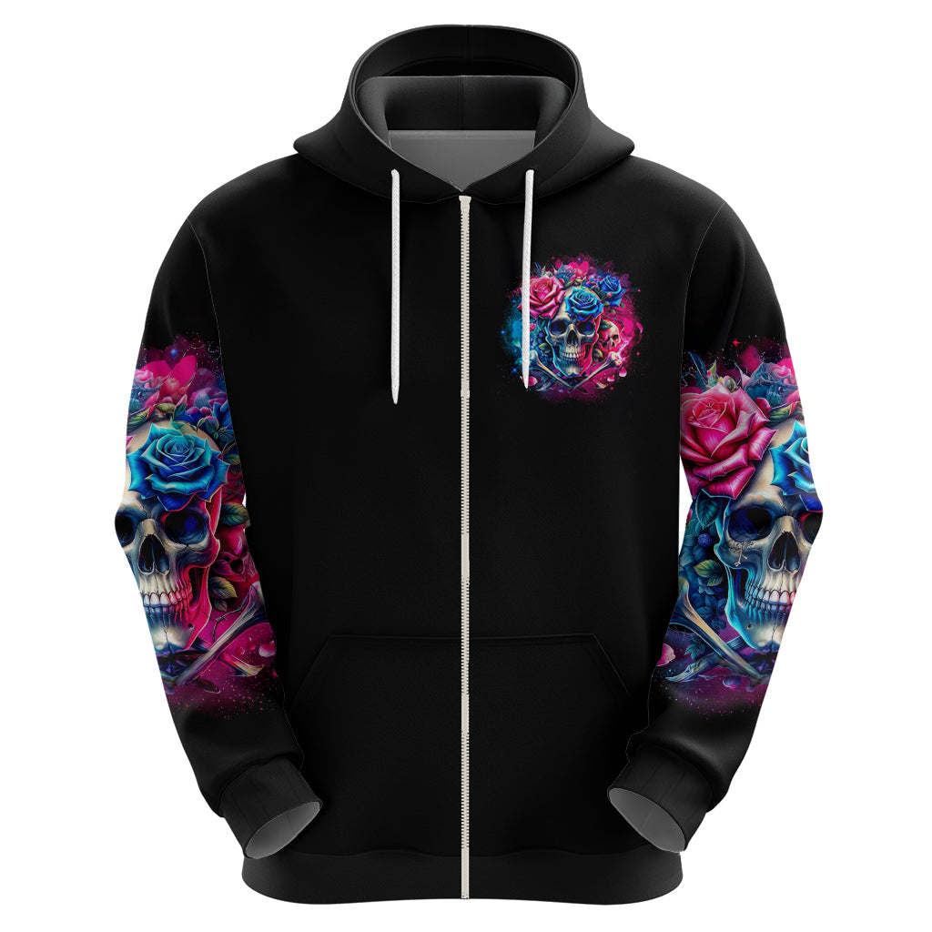 Rose SKull Hoodie Sorry Honey Sarcasm Falls Out Of My Mouth Just Like Stupid Fall From Your DT01
