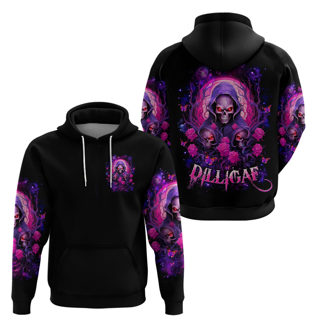 Rose Skull Hoodie DILLIGAG DT01
