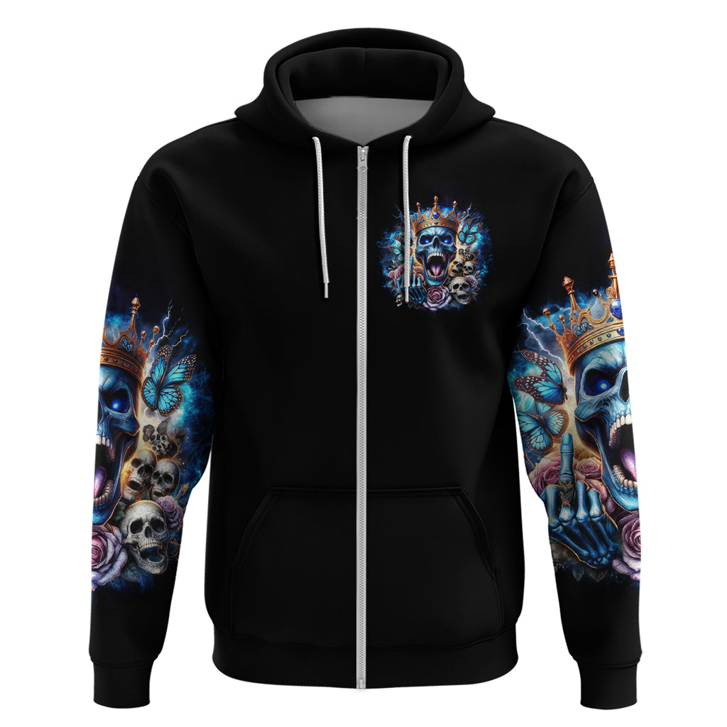 King Skull Hoodie Yes I'm Asshole But Not Yours DT01