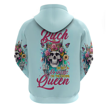 Skull Fairy Hoodie Bitch I'm Not A Princess I'm The Fucking Queen DT01