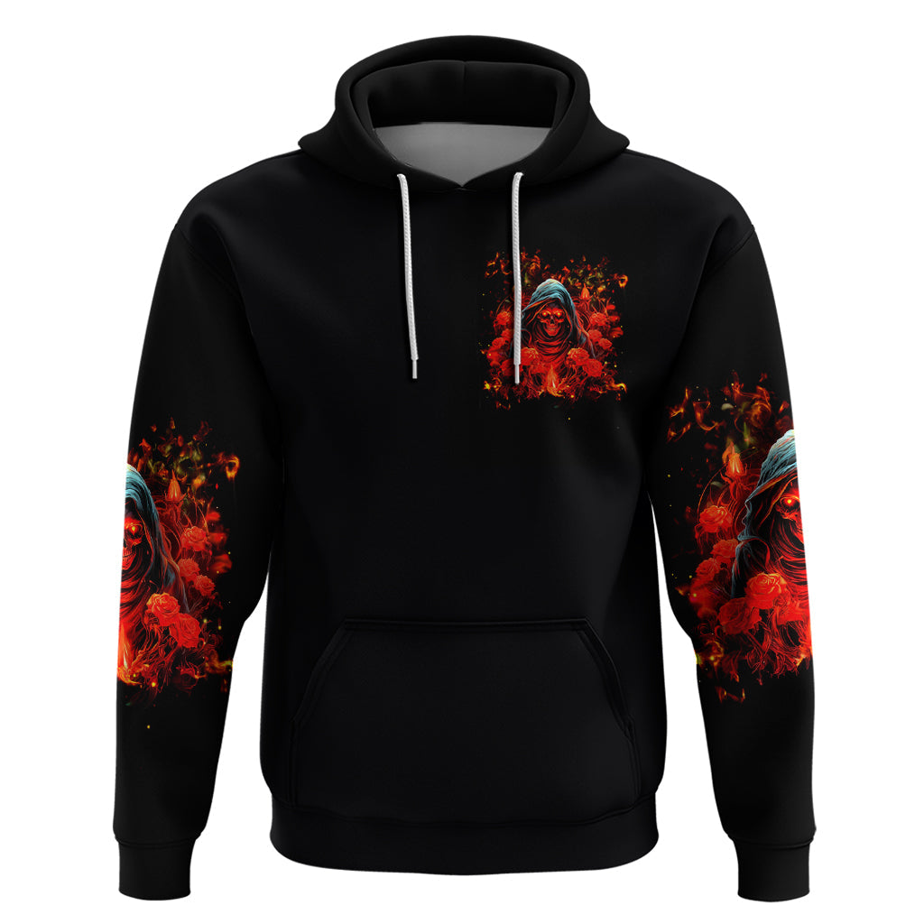Rose Skull Hoodie Iam Sweet Girl But If You Piss Me Off DT01