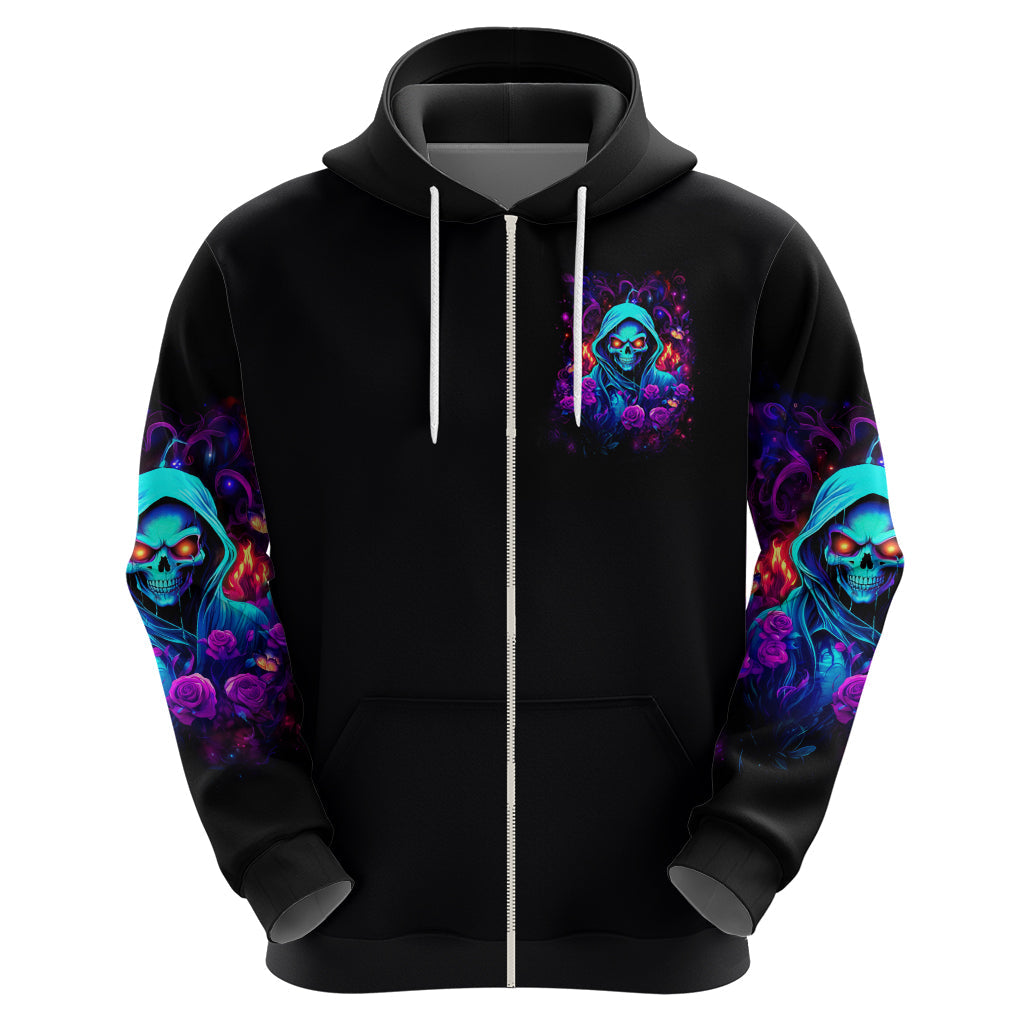 Rose Skull Hoodie Just So We Are Clear I'm Not Afraid Of You DT01