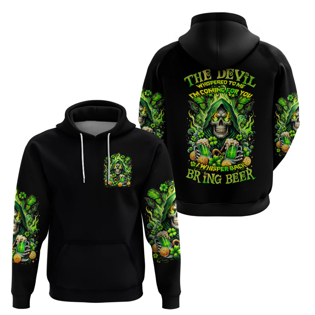 Irish Skull Hoodie The Devil Whispered To Me I'm Coming For You DT01