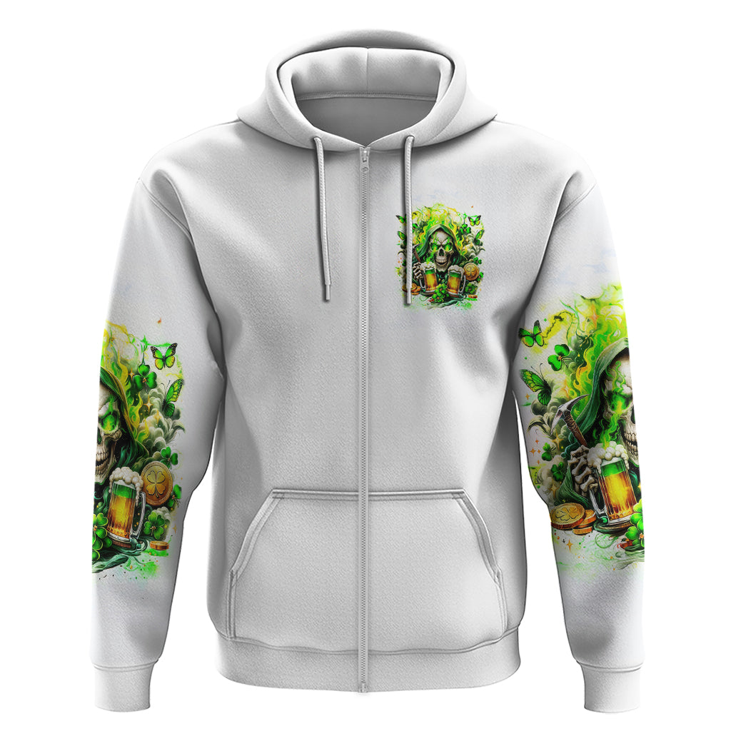 Irish Skull Hoodie I Whisper Back Bring Beer DT01