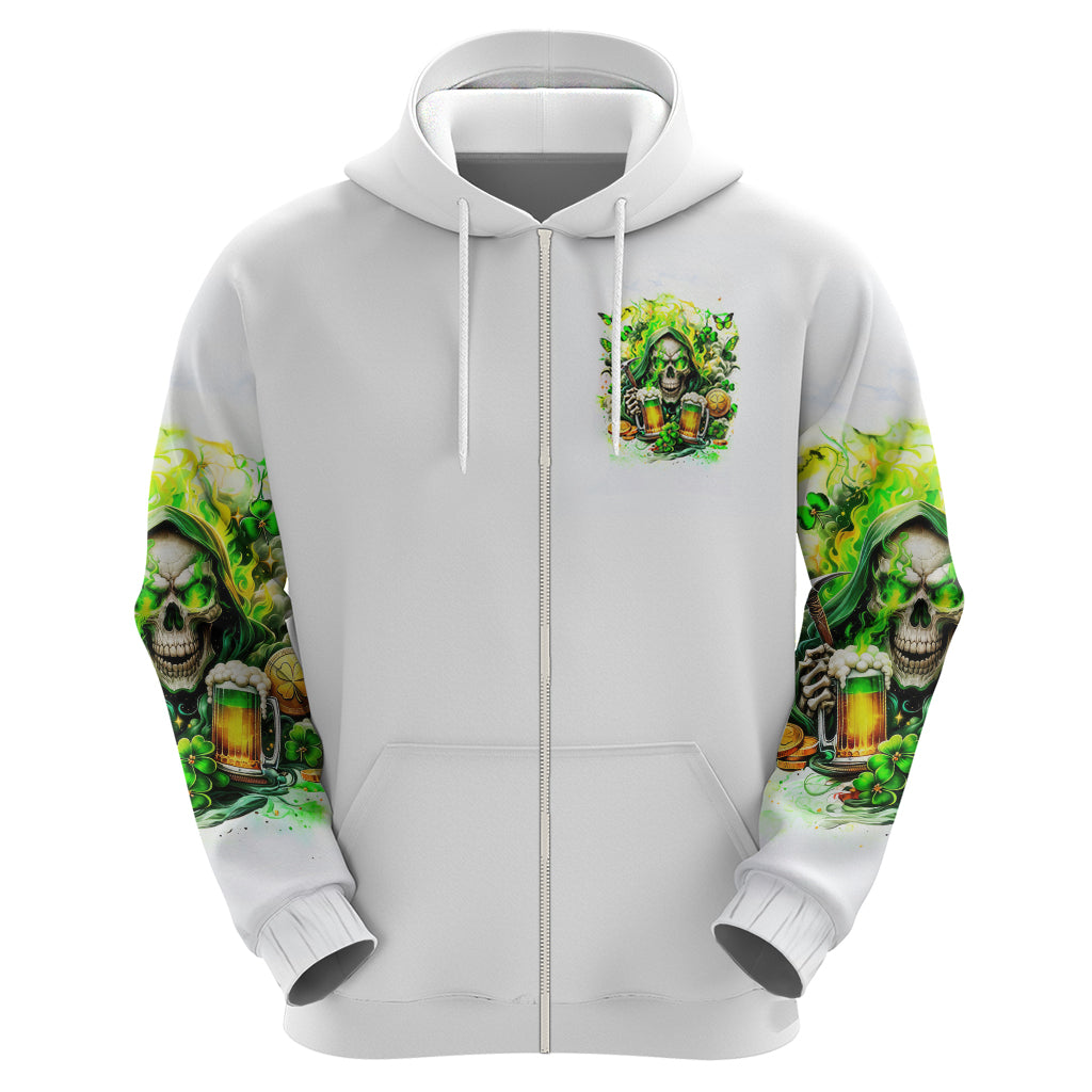 Irish Skull Hoodie I Whisper Back Bring Beer DT01