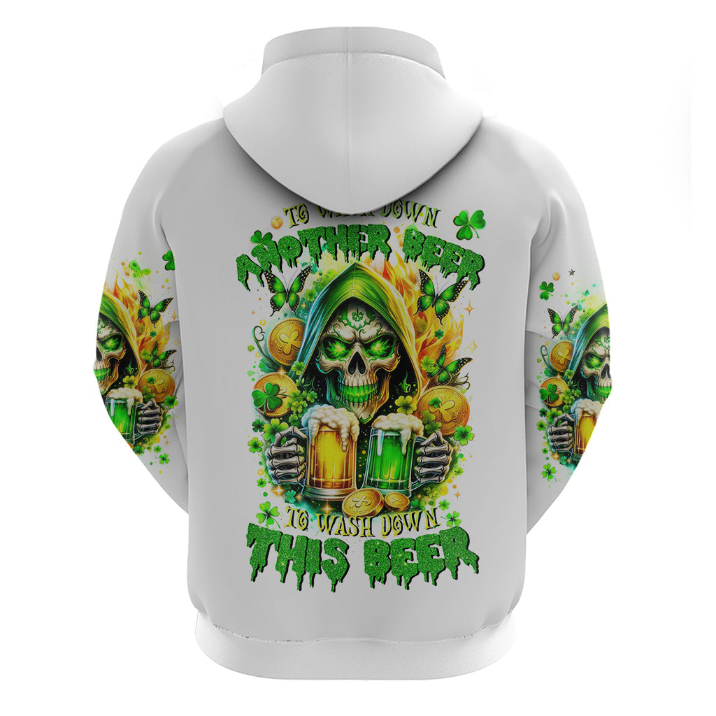 Irish Skull Hoodie To Wash Down Another Beer To Wash Down This Beer DT01