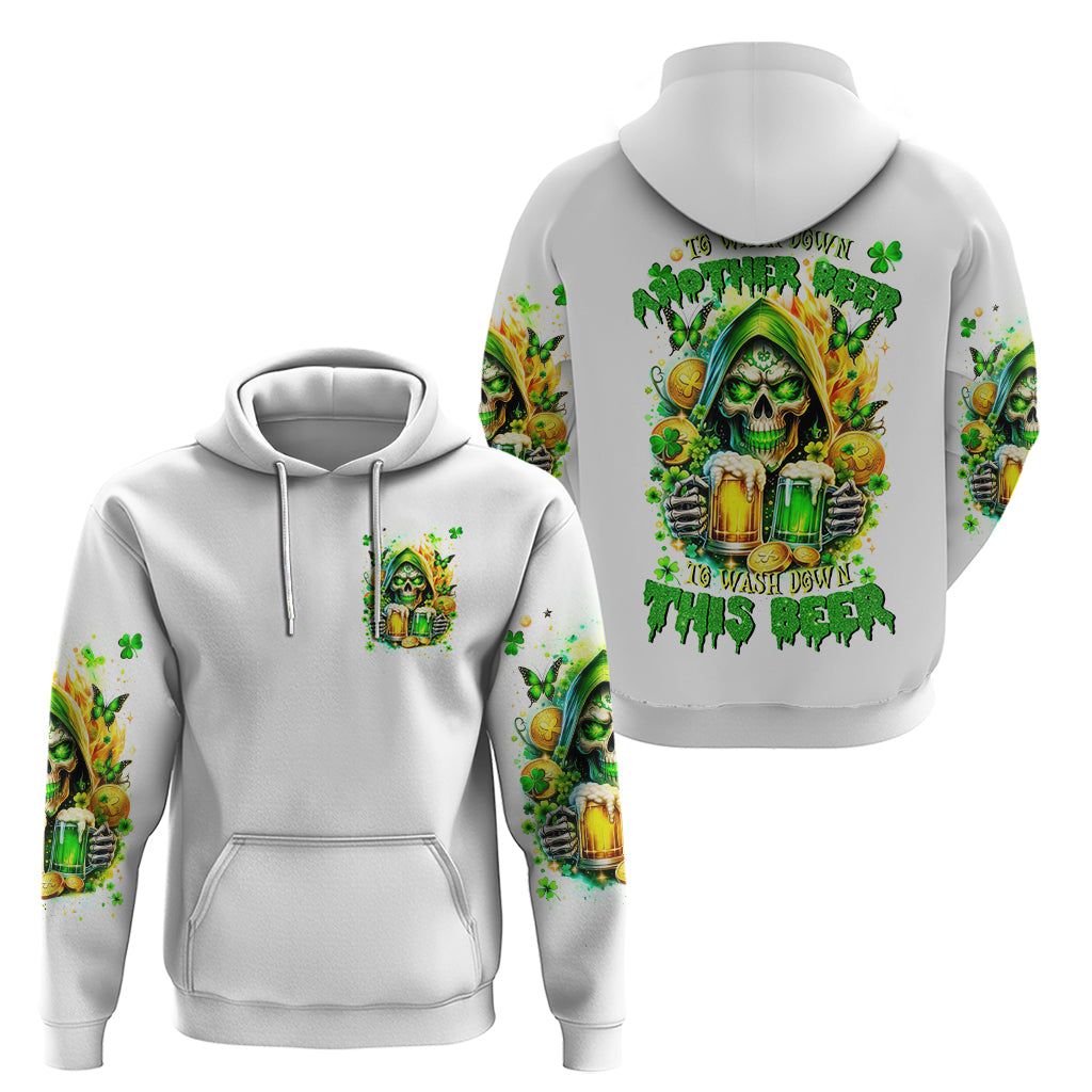 Irish Skull Hoodie To Wash Down Another Beer To Wash Down This Beer DT01