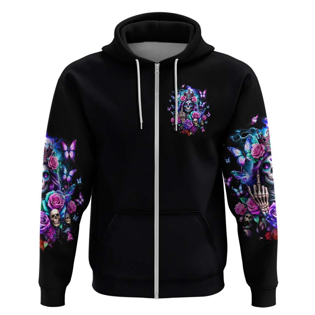 Fairy Skull Hoodie Bitch I'm Not A Princess I'm The Fucking Queen DT01
