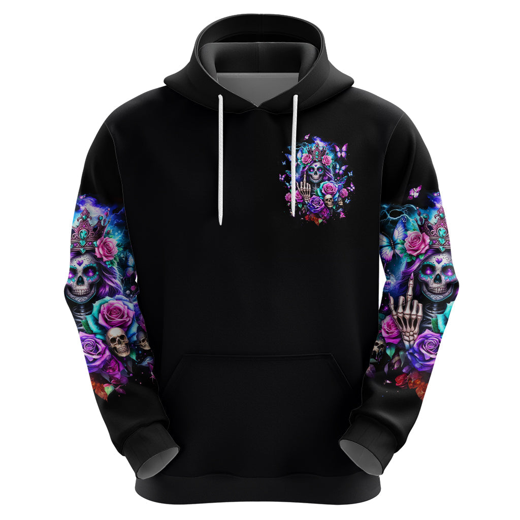 Fairy Skull Hoodie Bitch I'm Not A Princess I'm The Fucking Queen DT01