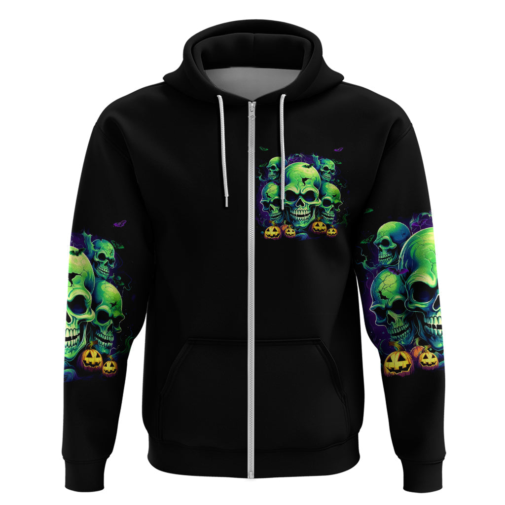 Skull Pumpkin Hoodie I Have Three Side Quite Funny And Side You Never Want DT01