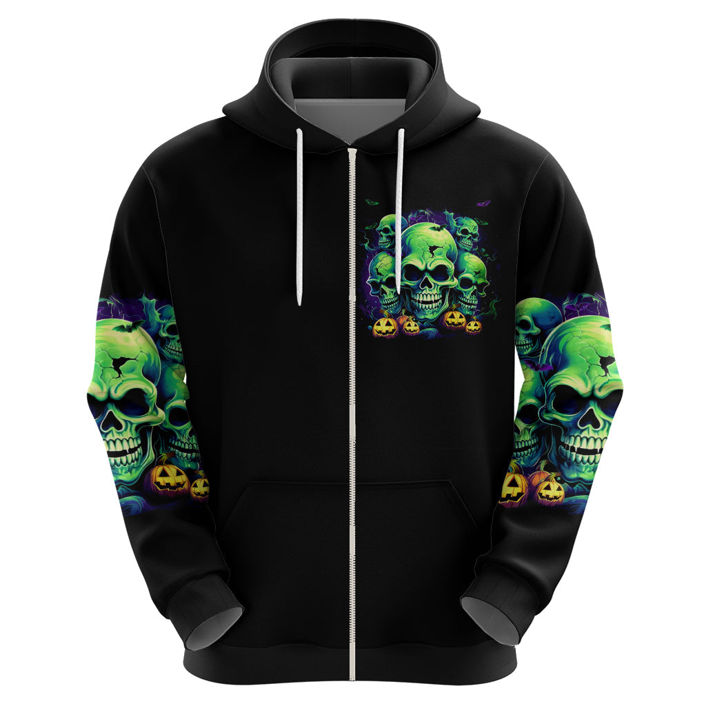 Skull Pumpkin Hoodie I Have Three Side Quite Funny And Side You Never Want DT01