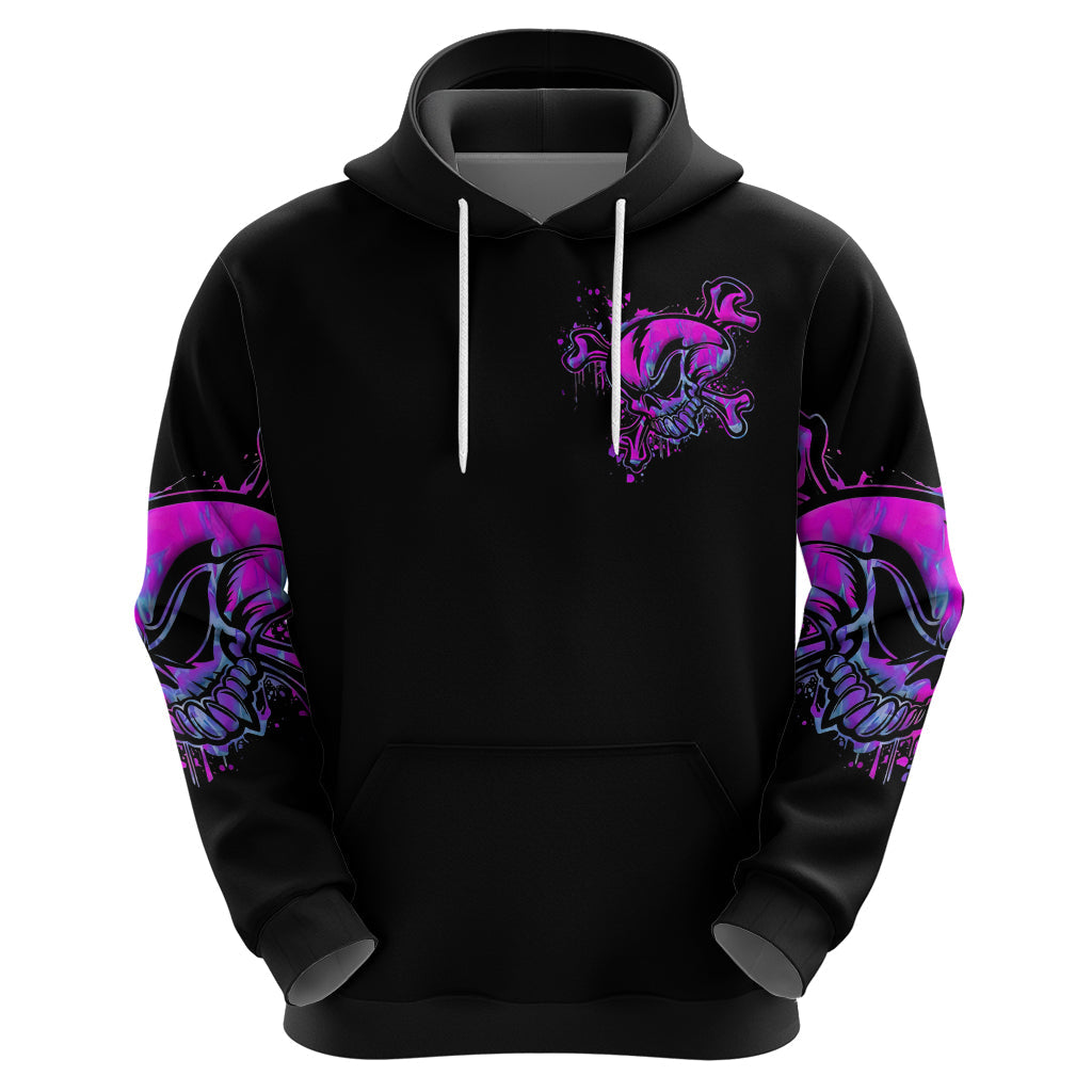 Graffiti Skull Hoodie I Talk I Smile But Be Carefull When I Silent DT01