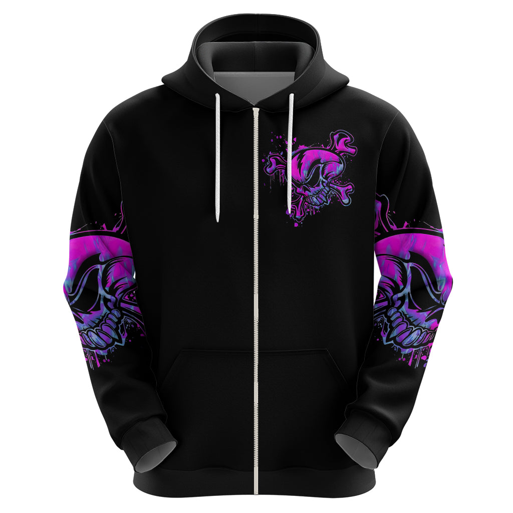 Graffiti Skull Hoodie I Talk I Smile But Be Carefull When I Silent DT01