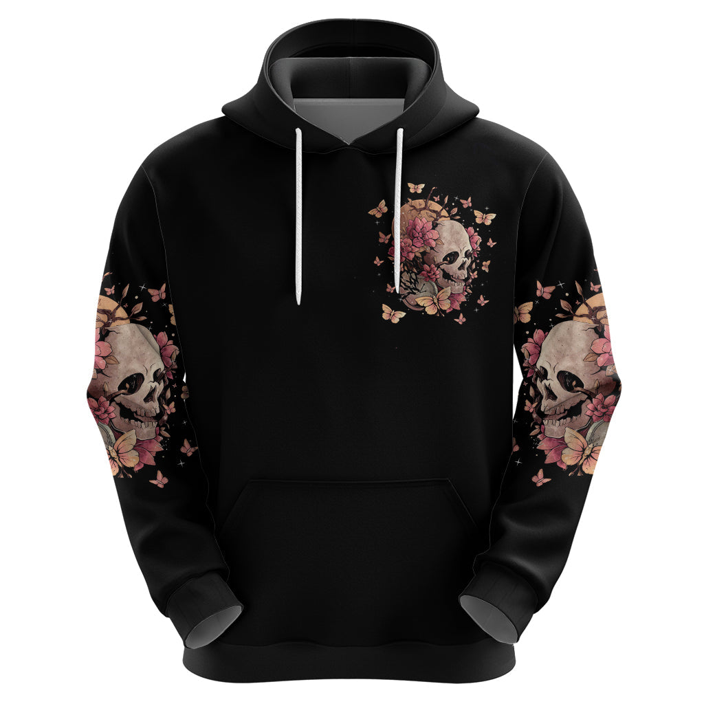 Flower Skull Hoodie Iam A Sweet Girl Full Of Crazy DT01