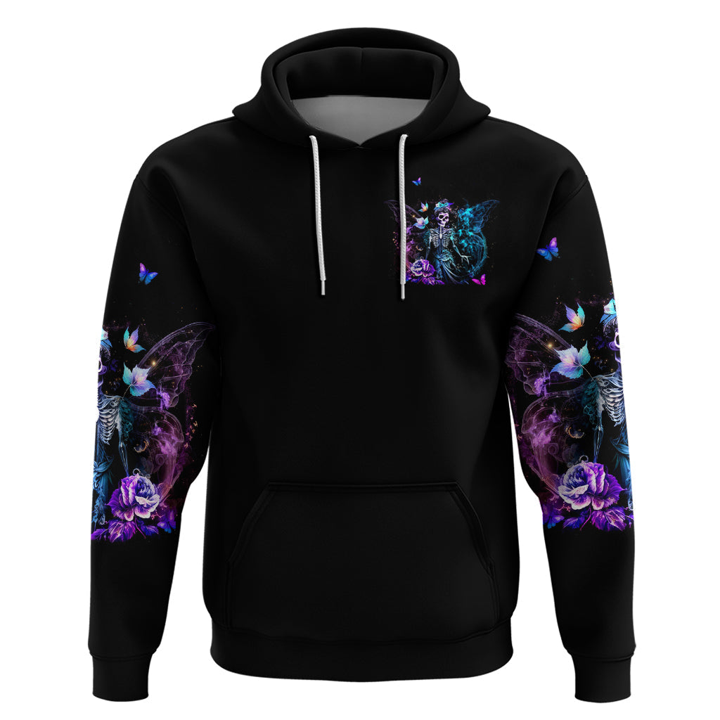 Dia De Los Muertos Skull Hoodie My Next Life I Want To Be Karma Fairy DT01