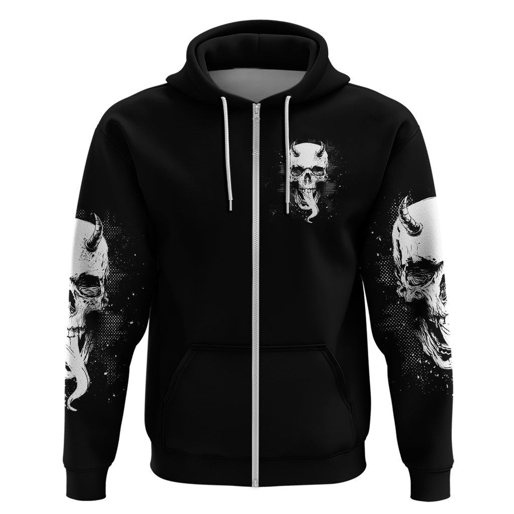 Devil Skull Hoodie It's Not How Crazy Iam But Enjoy It Make Me Dangerous DT01