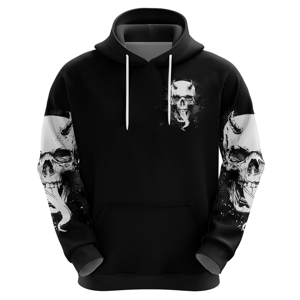 Devil Skull Hoodie It's Not How Crazy Iam But Enjoy It Make Me Dangerous DT01
